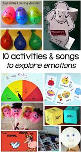 10 Activities And You Tube Songs To Explore Emotions Enseigner Les Emotions Activites D Emotions Et Apprentissage Precoce