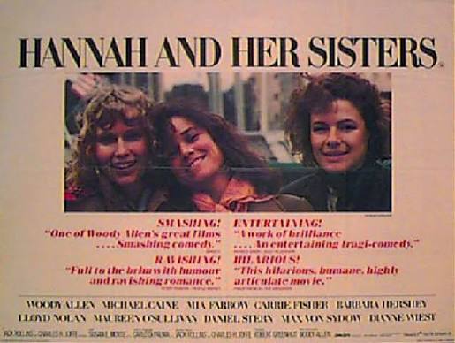 Hannah and Her Sisters Original 1986 British Quad Movie Poster -  Posteritati Movie Poster Gallery