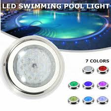 54w Swimming Pool Light Color Change Led Rgb Stainless Steel Ip68 Controller Usa Ebay