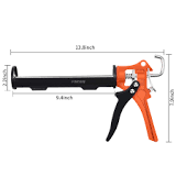 Finder Standard Size 10oz Silicone Caulking Gun, Manual ...