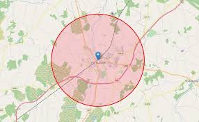 Covid restrictions extended across all of nsw, with 11 lgas now in hard lockdown, including stricter mask rules and a 5km radius travel . Level 5 What S Within The 5km Radius Of Your Home This Handy Map Answers Just That Leinster Express