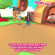 That was added on july, 15, 2021, and can only be obtained by using the code provided with the purchase of a nerf x adopt me blaster (available in stores worldwide). Adopt Me On Twitter If You Have The Adopt Me X Nerf Bees Blaster You Can Now Also Claim It In Game In The Coffee Shop We Ll Also Be Reverting The Changes