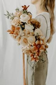 Or take a more mellow route, with springtime shades like sapphire, pale seafoam or blush. April Wedding Flowers Bridal Bouquet Peach Bridal Bouquet Spring Wedding Flowers