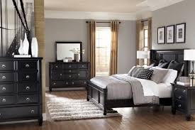 Greensburg 4 Piece Panel Bedroom Set In Black Bedroom Furniture Design Remodel Bedroom Home Decor Bedroom