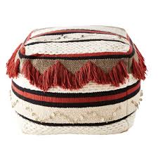 Pouf Berbere En Coton Maisons Du Monde Pouf Living Room Pouf Diy Pouf
