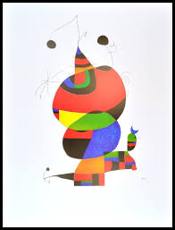 Image result for joan miro's paintings with animals. Joan Miro Hommage An Picasso Poster Kunstdruck Bild Im Alu Rahmen In Schwarz 100x70cm Amazon De Kuche Haushalt Kunstdruck Kunst Kunstproduktion