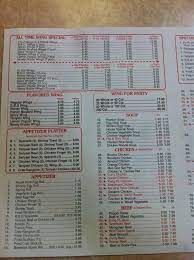 Hours may change under current circumstances China Kitchen Chinese Restaurant Menu