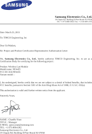 Many of the fcra's stipulations are made to combat identity theft, and one of them is section 609. Nfa455 Wireless Lan Module Cover Letter A Ë† Manager A Ë† Samsung Electronics
