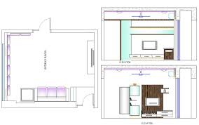 We watch tv, entertain friends, have conversations and in order to show you 10 different living room layouts, i first had to come up with a versatile enough floor plan. Living Room Plan And Elevation Architecture Drawing Cadbull