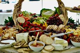 Roll a strip of baking paper down the entire length of your table. How To Create A Grazing Table Crazy Blonde Life