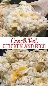 Chicken And Rice Crock Pot Recipe Video Recipe Chicken Crockpot Recipes Easy Crock Pot Chicken And Rice Recipe Frozen Chicken Crockpot Recipes
