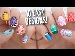 10 Easy Nail Art Designs For Beginners The Ultimate Guide 5 Youtube Nail Art For Beginners Simple Nail Art Designs Nail Art Designs Diy