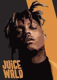 Juice Wrld Metal Poster Ahmad Hanafi Displate