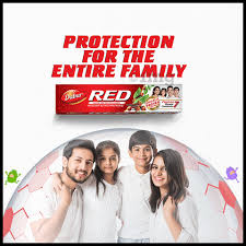 Buy Dabur Tooth Paste Red 200+100Gm Online At Best Prices | Wellness Forever