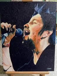 Streams of Whiskey'. I stayed up late painting this