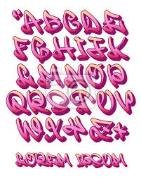Die schriftfamilie enthält das lateinische alphabet sowie buchstabenerweiterungen wie diakritische zeichen und ligaturen, die sich besonders für ihre mehrsprachigen projekte eignen. Graffiti Alphabet 3d Hand Geschrieben Vektor Schriftart Fototapete Fototapeten Rudiment Grossbuchstaben Schriftart Myloview De