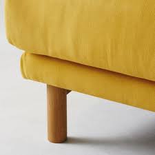Canape 3 Places En Coton Et Lin Jaune Moutarde Canape 3 Places Maison Du Monde Et Jaune
