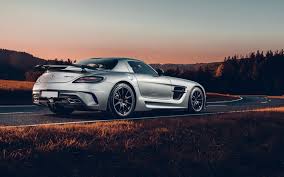 تحميل خلفيات مرسيدس بنز Sls Amg الفضة الرياضية كوبيه السوبر