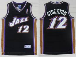Donovan mitchell, ricky rubio reveal utah jazz throwback jerseys. Cheap Adidas Nba Utah Jazz 12 John Stockton New Rev30 Swingman Throwback Black Jerseys For Sale