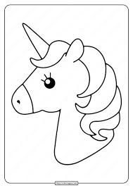 Free Printable Cute Unicorns Pdf Coloring Page Unicorn Coloring Pages Free Kids Coloring Pages Cute Coloring Pages