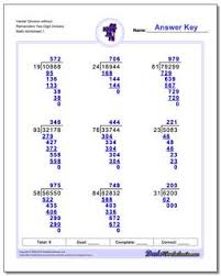 long division worksheets division with multi digit divisors