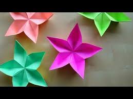Origami Blume Basteln Mit Papier Diy Bastelideen Deko Selber Machen Geschenke Basteln Youtu Blumen Basteln Blumen Selber Basteln Basteln Mit Papier Diy