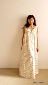 I Think With A Different Fabric This Might Look A Little Less Like A Nightgown Dress Tutorials Gathered Dress Sewing Dresses