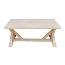 Cottage coffee table unfinished furniture: Homesullivan Segovia 60 In Gray Large Rectangle Wood Coffee Table With Shelf 40e302gl 30actl The Home Depot Unfinished Coffee Table Round Wood Coffee Table Farmhouse Style Coffee Table