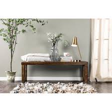 canora grey shelby wood bench & reviews
