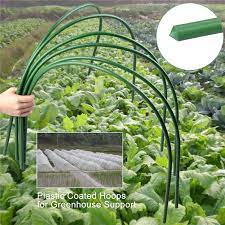 Shop plant supports and accessories online at acehardware.com and get free store pickup at your neighborhood ace. 6pcs Plastic Coated Hoops Greenhouse Hoops For Plant Cover Support Steel Grow Tunnel Plant Stent For Garden Tool Fabric Supplies Plant Cages Supports Aliexpress