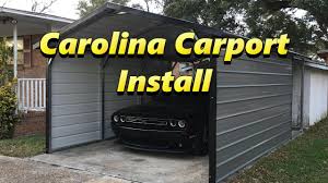 Carolina Carport Install Youtube