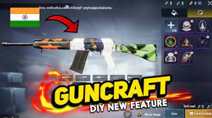 New Feature Guncraft In 0 18 0 Update Create Your Gun Skin Best Feature In Pubg Mobile Luckyman Youtube