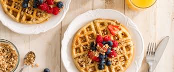 Oatmeal Toaster Waffles Recipe Quakeroats Ca Recipe Waffles Food Recipes