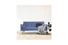 Dublexo frej sofa bed oak. Harlan 3 Seater Scandinavian Style Sofa Bed Denim Blue Kogan Com