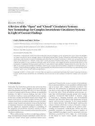 Pdf A Review Of The Open And Closed Circulatory Systems New Terminology For Complex Invertebrate Circulatory Systems In Light Of Current Findings
