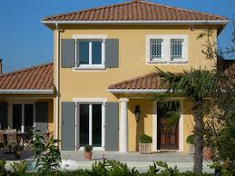 Colonne En Beton Prefabrique Finition Lisse Modele Plein Arme Monobloc Style Toscane Haus Aussenfarben Aussenfarben Haus