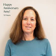 We're celebrating a big milestone for Amy Klein, Surgical RN, who's been  with Nebraska Urology for 10 years. "I love working with providers and  staff who strive every day to give quality