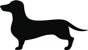 Black And White Dachshund Face Clipart Wiener Dog Clipart Clipartsgram Com Dachshund Silhouette Dog Silhouette Dachshund Illustration