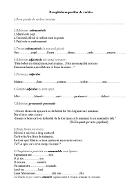 Fisa este creata pentru copiii de clasa pregatitoare. Fisa Lucru Recapitulare Parti Vorbire Clasa A 4 A
