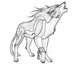 Some wolves are more stylized than others, but using the principles of anime, it is possible to draw a simple wolf that incorporates your style along with using the proper anatomy. Fire Wolf Anime Wolves Coloring Pages Wolf Colors Wolf Drawing Easy Animal Templates