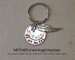 Mother Of An Angel Keychain Baby Memorial Angel Baby Baby Memories Keychain Grief Gifts