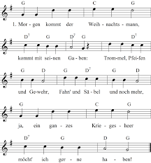 Klaviernoten kostenlos ausdrucken charts archives bimbaboomboomcom. Morgen Kommt Der Weihnachtsmann Noten Liedtext Midi Akkorde