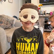 Halloween Guy Felt Pretend Play Mask- Horror Felt Mask