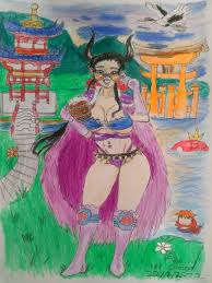 My Beast Pirates Robin redraw. : rOnePiece