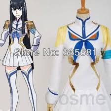 Secret sword bakuzan(秘剣縛斬,hiken bakuzan?) was satsuki kiryūin's special sword that has the ability to cut life fibers. Cos Kill La Kill Satsuki Kiryuin Cosplay Costume Girl School Uniform White Cosplay Costume Kill La Killcosplay School Uniform Aliexpress
