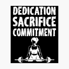 Dedication Sacrifice Commitment Women S Strength Training Poster By Zanytee Redbubble Start date mar 21, 2020. redbubble