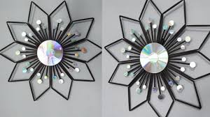 Easily design a cover for a cd with preformatted dimensions included in the cd insert template. Diy New Design Hanging Wall Decor Idea By Old Cd How To Cd For Use Art Ideas Youtube