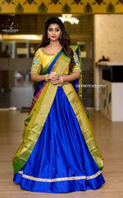 With a saree decorated in rich colors. Pin On Cancan Skirt