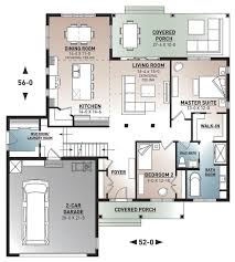 House plans idea 13×7.5m with 2 bedrooms. Small One Story 2 Bedroom Retirement House Plans Houseplans Blog Houseplans Com