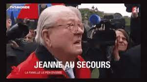 A parody with pen pen from evangelion and jean marie le pen from front national. Le Marie Gifs Tenor